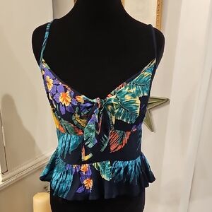 PATRONS OF‎ PEACE Tropics Tank Size Small